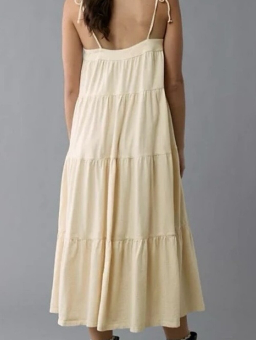 AE Sunchaser Knit Tie Shoulder Maxi Dress - Picture 5 of 5